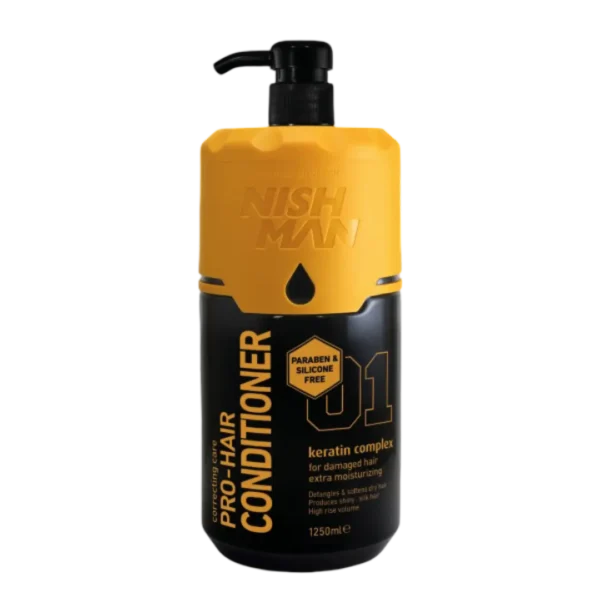 Crema para el Cuidado del Cabello Nishman N.º 01
