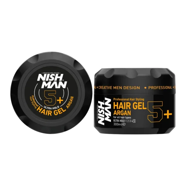 Gel Capilar Nishman 5+ Ultra Fijación con Argán